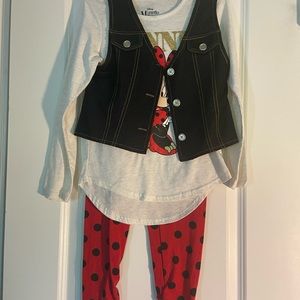 Minnie Mouse suit size 7-8